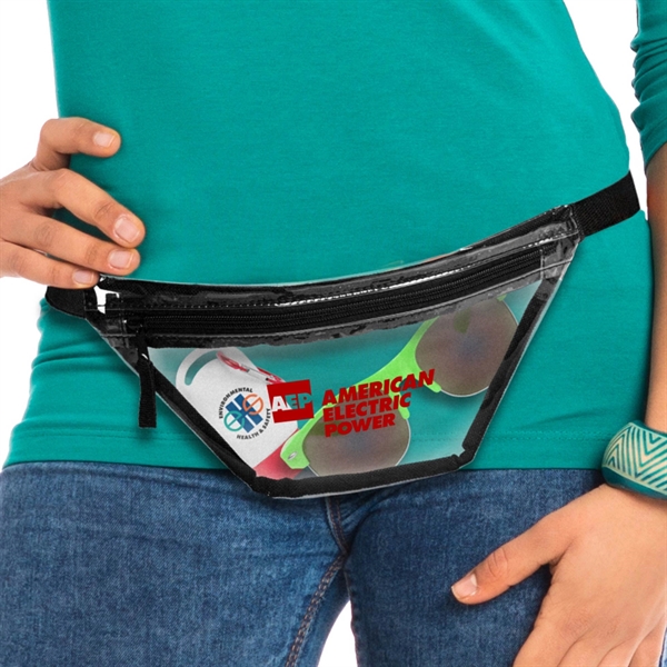 Clear PVC Fanny Pack - Standard - Clear PVC Fanny Pack - Standard - Image 2 of 4