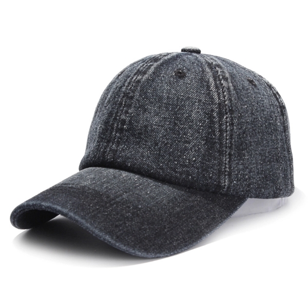Distressed Denim Dad Hat - Distressed Denim Dad Hat - Image 1 of 2