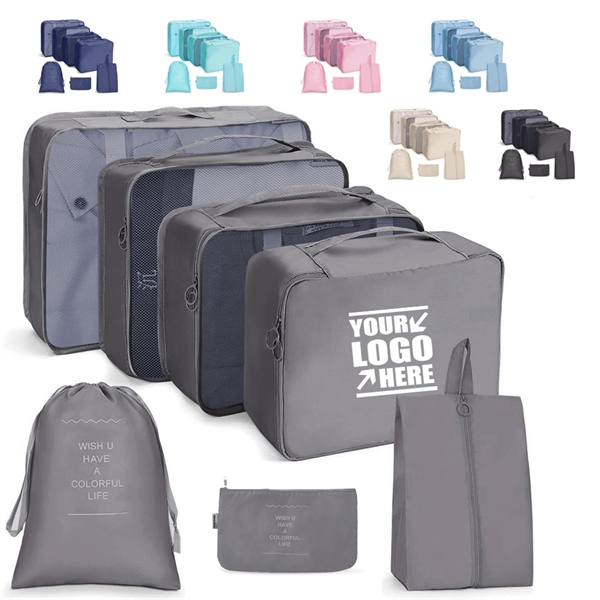 Lightweight Travel Packing Cubes 7 Set For Suitcases - Lightweight Travel Packing Cubes 7 Set For Suitcases - Image 0 of 11