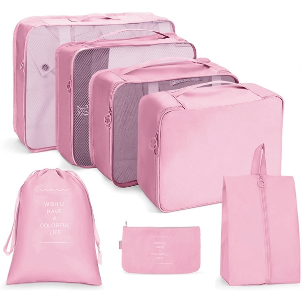 Lightweight Travel Packing Cubes 7 Set For Suitcases - Lightweight Travel Packing Cubes 7 Set For Suitcases - Image 3 of 11