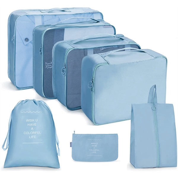 Lightweight Travel Packing Cubes 7 Set For Suitcases - Lightweight Travel Packing Cubes 7 Set For Suitcases - Image 4 of 11