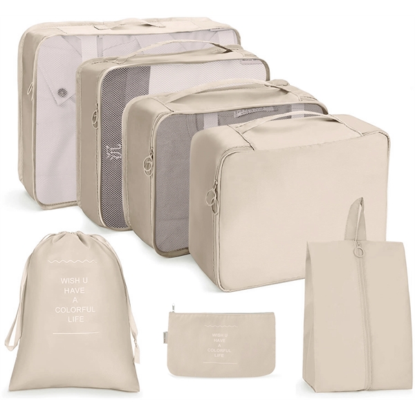 Lightweight Travel Packing Cubes 7 Set For Suitcases - Lightweight Travel Packing Cubes 7 Set For Suitcases - Image 8 of 11