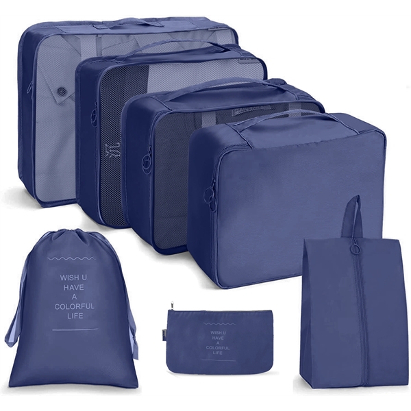 Lightweight Travel Packing Cubes 7 Set For Suitcases - Lightweight Travel Packing Cubes 7 Set For Suitcases - Image 9 of 11