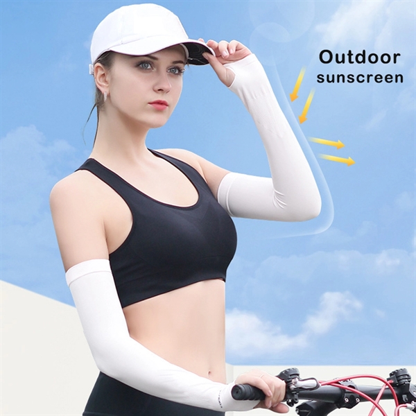 Ice Silk Sun Protection Arm Cover - Ice Silk Sun Protection Arm Cover - Image 2 of 4