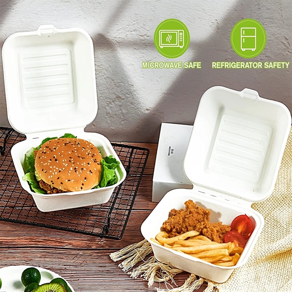 100% Compostable Biodegradable Take Out Container - 100% Compostable Biodegradable Take Out Container - Image 1 of 2