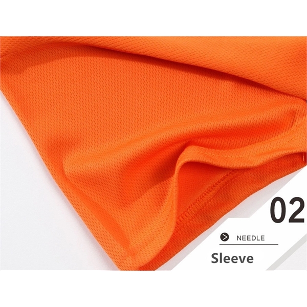 Muticolor Oversized Quick Drying Crew Neck Sports T-Shirt - Muticolor Oversized Quick Drying Crew Neck Sports T-Shirt - Image 4 of 5