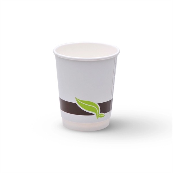 8oz Disposable Double Wall Paper Coffee Cups - 8oz Disposable Double Wall Paper Coffee Cups - Image 0 of 1