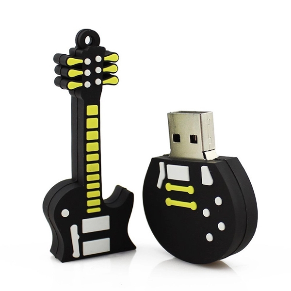 Guitar Shaped USB Flash Drive - Guitar Shaped USB Flash Drive - Image 0 of 3