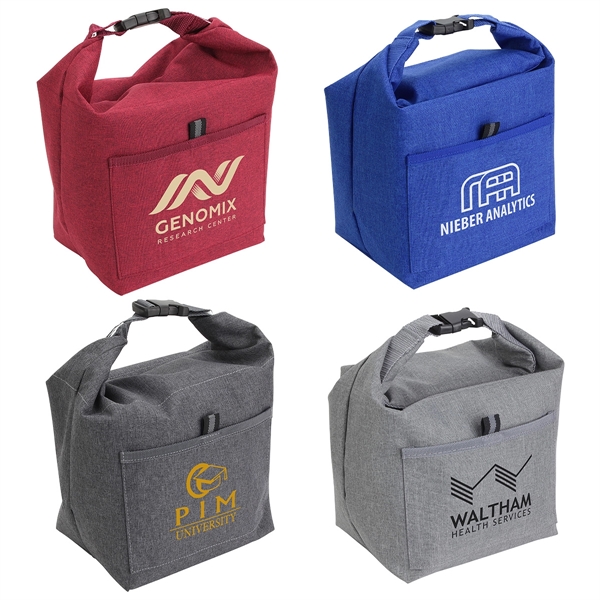Bellevue Heathered Polyester Insulated Lunch Tote