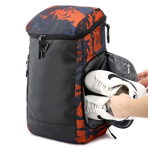 Tennis Backpack With Shoe Compartment - Tennis Backpack With Shoe Compartment - Image 3 of 4