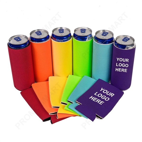 Custom Slim Can Cooler Sleeves - Custom Slim Can Cooler Sleeves - Image 0 of 2