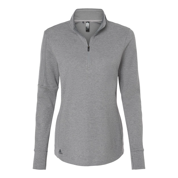 Adidas Women's 3-Stripes Quarter-Zip Sweater - Adidas Women's 3-Stripes Quarter-Zip Sweater - Image 11 of 12