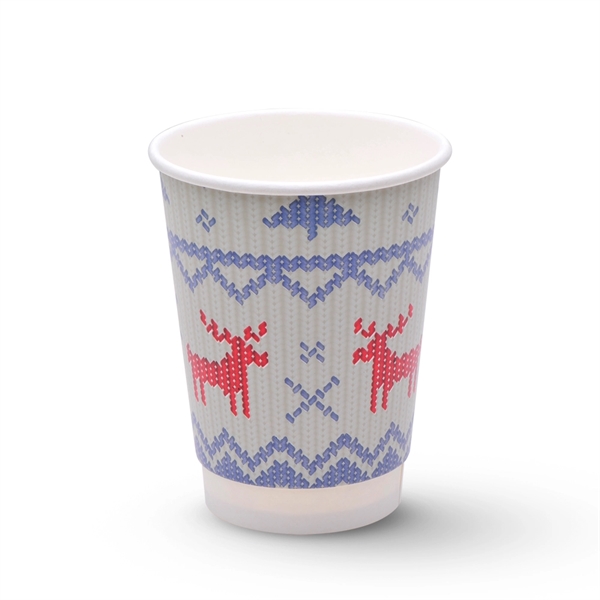 Disposable 12 oz Insulated Double Wall Paper Cup - Disposable 12 oz Insulated Double Wall Paper Cup - Image 1 of 1