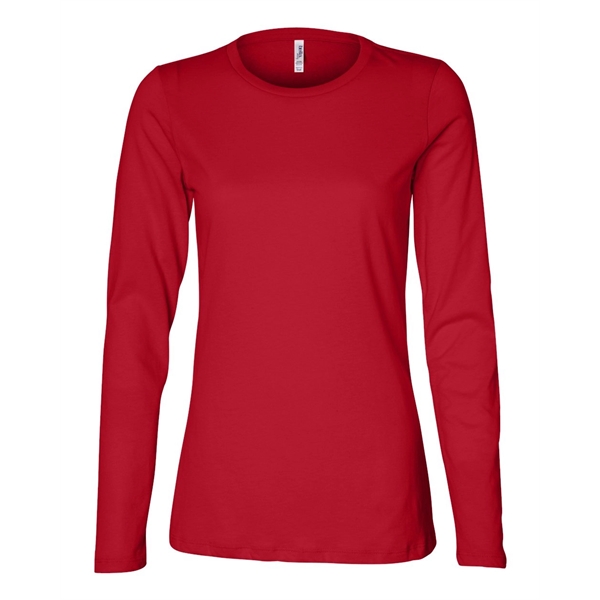 BELLA + CANVAS Women's Relaxed Jersey Long Sleeve Tee - BELLA + CANVAS Women's Relaxed Jersey Long Sleeve Tee - Image 11 of 25