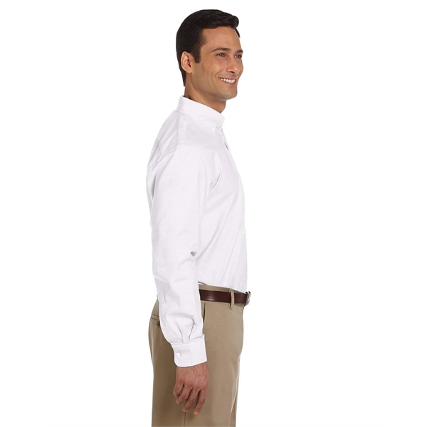 Harriton Men's Long-Sleeve Oxford with Stain-Release - Harriton Men's Long-Sleeve Oxford with Stain-Release - Image 1 of 30