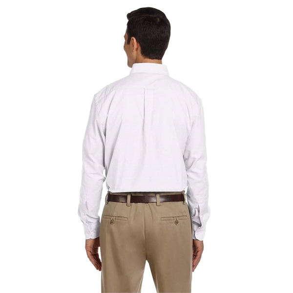 Harriton Men's Long-Sleeve Oxford with Stain-Release - Harriton Men's Long-Sleeve Oxford with Stain-Release - Image 2 of 30