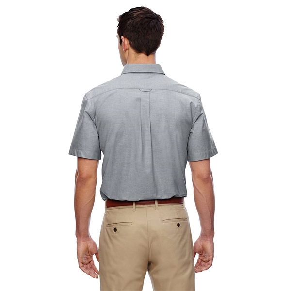 Harriton Men's Short-Sleeve Oxford with Stain-Release - Harriton Men's Short-Sleeve Oxford with Stain-Release - Image 7 of 30