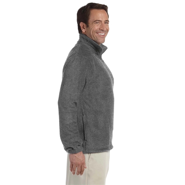Harriton Adult Quarter-Zip Fleece Pullover - Harriton Adult Quarter-Zip Fleece Pullover - Image 11 of 47