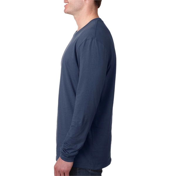 Next Level Apparel Men's Cotton Long-Sleeve Crew - Next Level Apparel Men's Cotton Long-Sleeve Crew - Image 4 of 87