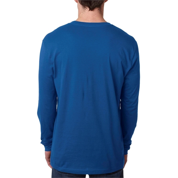 Next Level Apparel Men's Cotton Long-Sleeve Crew - Next Level Apparel Men's Cotton Long-Sleeve Crew - Image 5 of 87