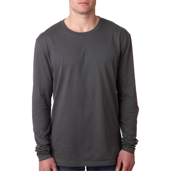 Next Level Apparel Men's Cotton Long-Sleeve Crew - Next Level Apparel Men's Cotton Long-Sleeve Crew - Image 10 of 87