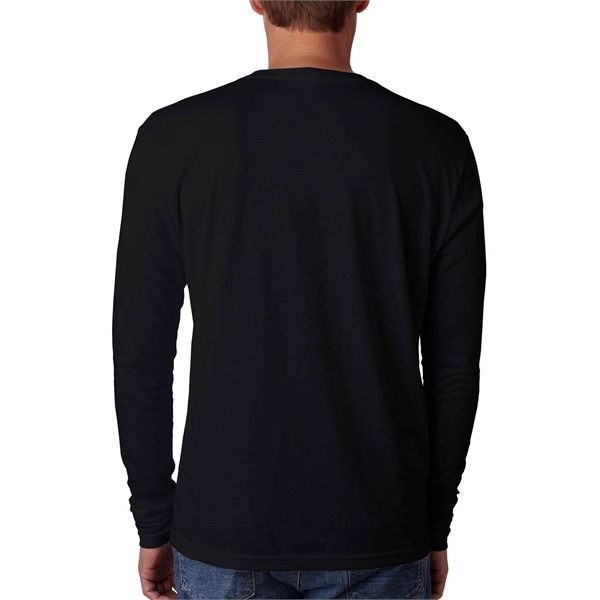 Next Level Apparel Men's Cotton Long-Sleeve Crew - Next Level Apparel Men's Cotton Long-Sleeve Crew - Image 14 of 87