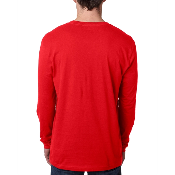 Next Level Apparel Men's Cotton Long-Sleeve Crew - Next Level Apparel Men's Cotton Long-Sleeve Crew - Image 16 of 87