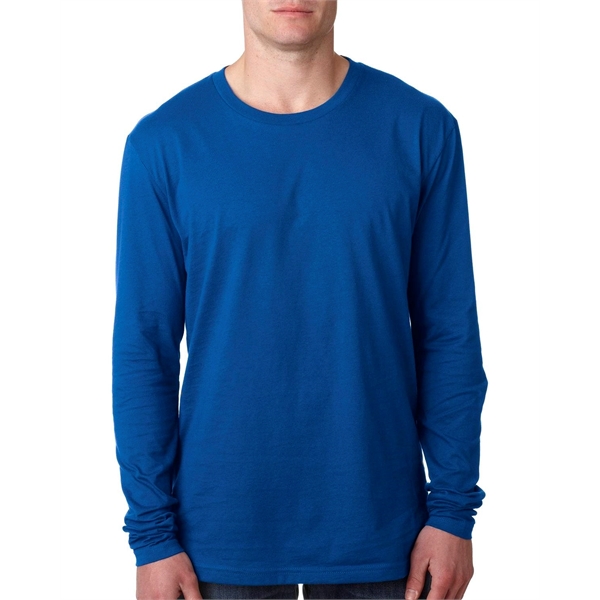 Next Level Apparel Men's Cotton Long-Sleeve Crew - Next Level Apparel Men's Cotton Long-Sleeve Crew - Image 18 of 87