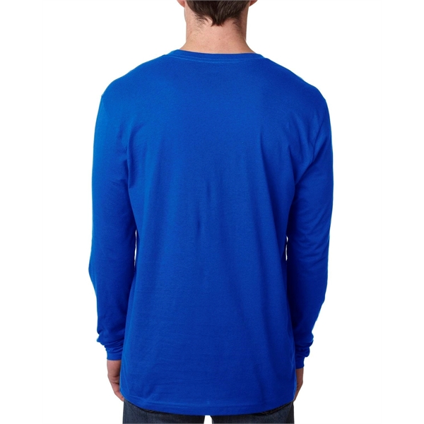 Next Level Apparel Men's Cotton Long-Sleeve Crew - Next Level Apparel Men's Cotton Long-Sleeve Crew - Image 19 of 87