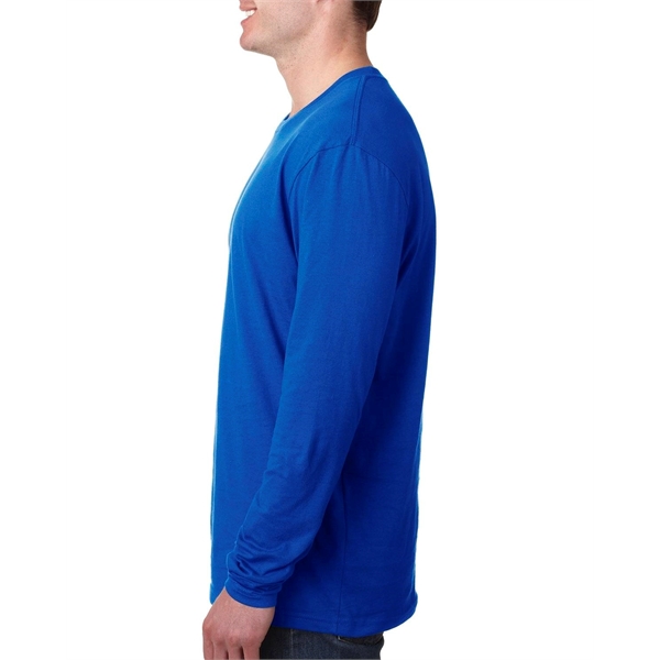 Next Level Apparel Men's Cotton Long-Sleeve Crew - Next Level Apparel Men's Cotton Long-Sleeve Crew - Image 20 of 87