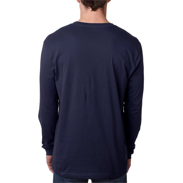 Next Level Apparel Men's Cotton Long-Sleeve Crew - Next Level Apparel Men's Cotton Long-Sleeve Crew - Image 22 of 87