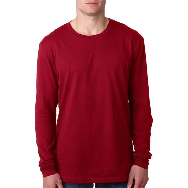 Next Level Apparel Men's Cotton Long-Sleeve Crew - Next Level Apparel Men's Cotton Long-Sleeve Crew - Image 24 of 87