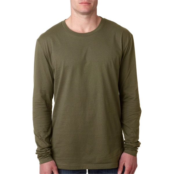 Next Level Apparel Men's Cotton Long-Sleeve Crew - Next Level Apparel Men's Cotton Long-Sleeve Crew - Image 27 of 87