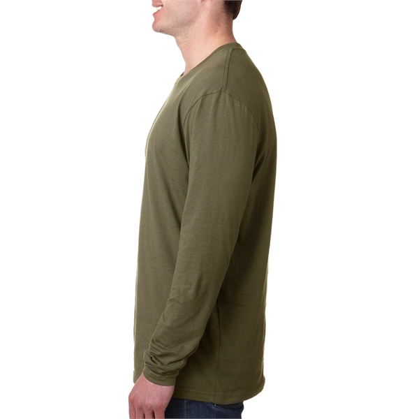 Next Level Apparel Men's Cotton Long-Sleeve Crew - Next Level Apparel Men's Cotton Long-Sleeve Crew - Image 29 of 87