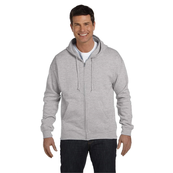 Hanes Adult EcoSmart® Full-Zip Hooded Sweatshirt - Hanes Adult EcoSmart® Full-Zip Hooded Sweatshirt - Image 9 of 53