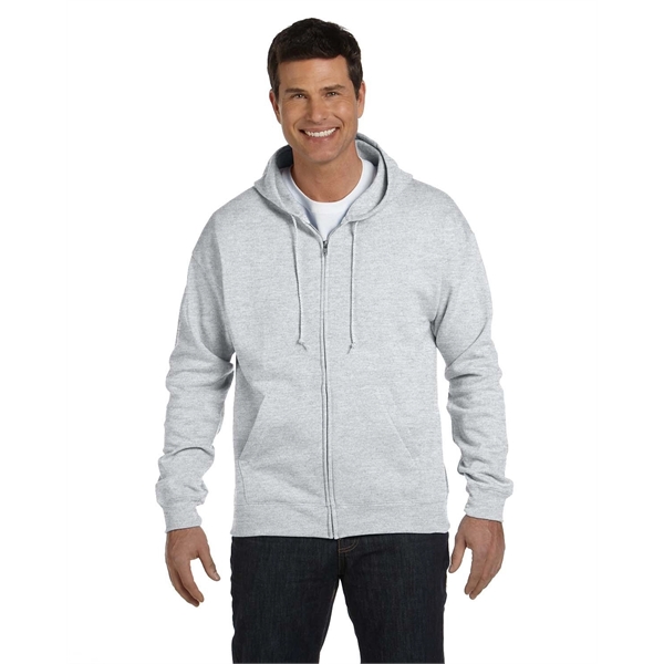 Hanes Adult EcoSmart® Full-Zip Hooded Sweatshirt - Hanes Adult EcoSmart® Full-Zip Hooded Sweatshirt - Image 12 of 53