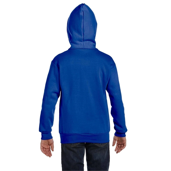 Hanes Youth EcoSmart® Full-Zip Hooded Sweatshirt - Hanes Youth EcoSmart® Full-Zip Hooded Sweatshirt - Image 6 of 55