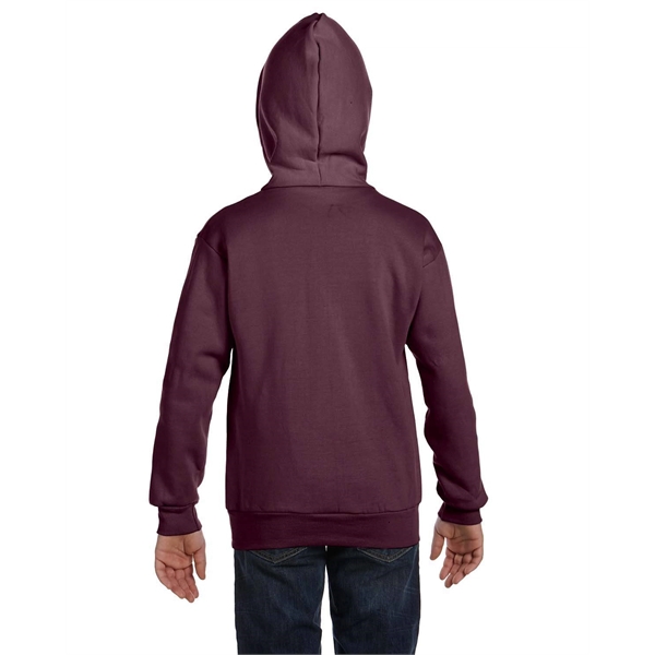 Hanes Youth EcoSmart® Full-Zip Hooded Sweatshirt - Hanes Youth EcoSmart® Full-Zip Hooded Sweatshirt - Image 8 of 55