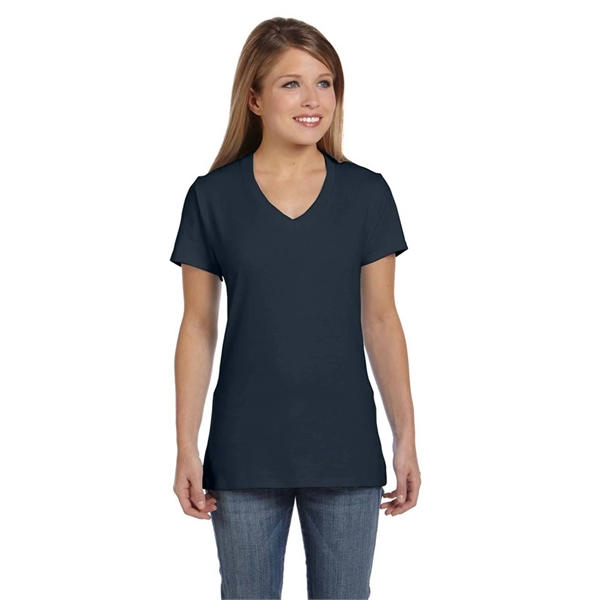 Hanes Ladies' Perfect-T V-Neck T-Shirt - Hanes Ladies' Perfect-T V-Neck T-Shirt - Image 41 of 156