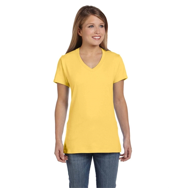 Hanes Ladies' Perfect-T V-Neck T-Shirt - Hanes Ladies' Perfect-T V-Neck T-Shirt - Image 47 of 156