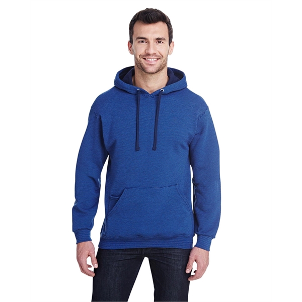 Fruit of the Loom Adult Sofspun® Striped Hooded Sweatshirt - Fruit of the Loom Adult Sofspun® Striped Hooded Sweatshirt - Image 3 of 35