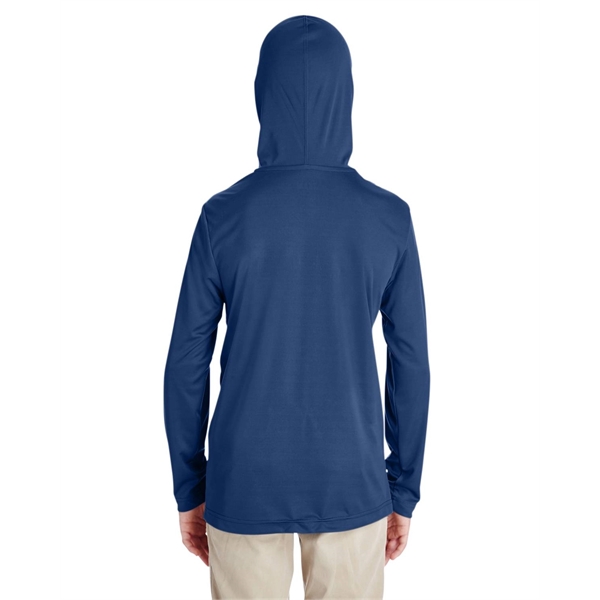 Team 365 Youth Zone Performance Hooded T-Shirt - Team 365 Youth Zone Performance Hooded T-Shirt - Image 4 of 55