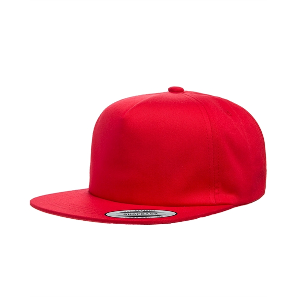Yupoong Adult Unstructured 5-Panel Snapback Cap | Plum Grove