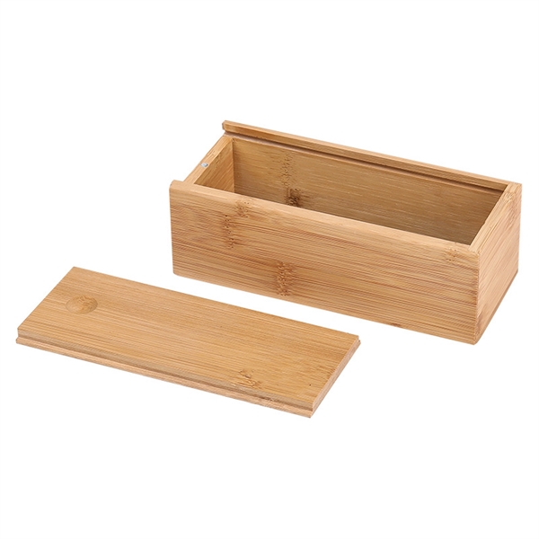 Wood Box with Sliding Lid - Wood Box with Sliding Lid - Image 1 of 2
