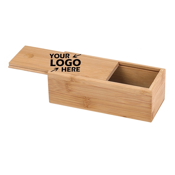 Wood Box with Sliding Lid - Wood Box with Sliding Lid - Image 0 of 2