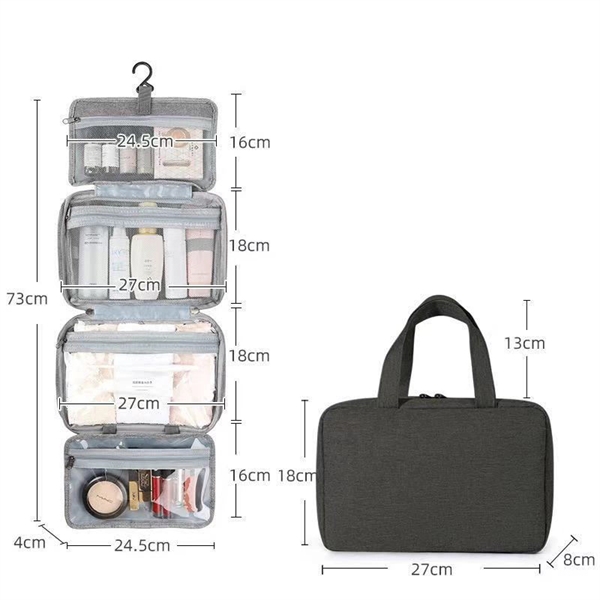 Large Hanging Toiletry Bag - Large Hanging Toiletry Bag - Image 2 of 2