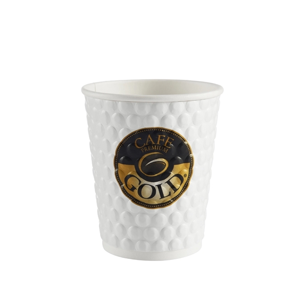 8 oz Embossed Double Wall Paper Cup - Custom - 8 oz Embossed Double Wall Paper Cup - Custom - Image 1 of 1
