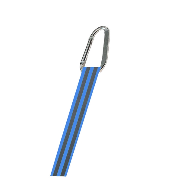 Reflective Nylon Woven Keychain - Reflective Nylon Woven Keychain - Image 4 of 7