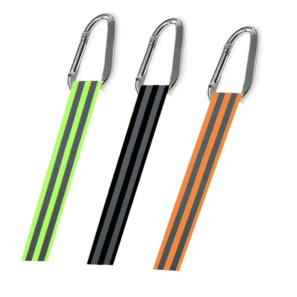 Reflective Nylon Woven Keychain - Reflective Nylon Woven Keychain - Image 2 of 7
