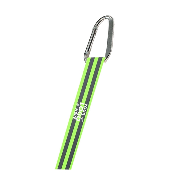 Reflective Nylon Woven Keychain - Reflective Nylon Woven Keychain - Image 0 of 7